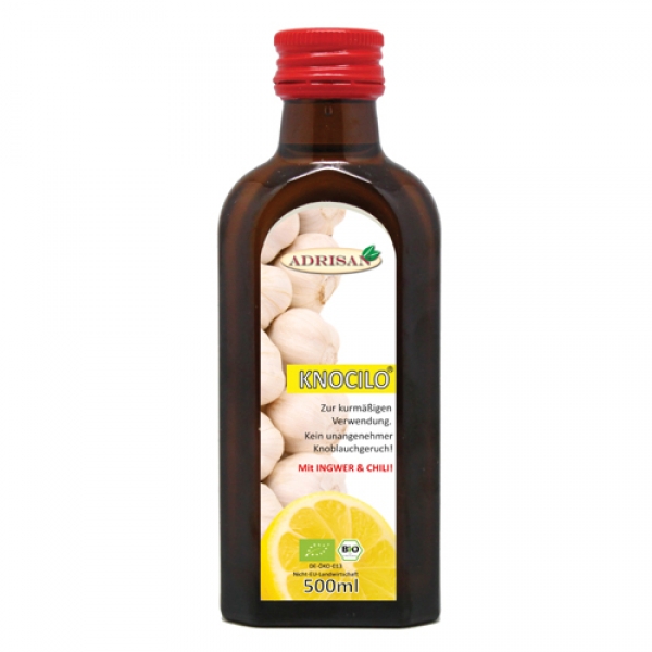 Adrisan Knocilo® Knoblauch-Zitrone Bio* 500 ml - Nahrungsergänzungsmittel